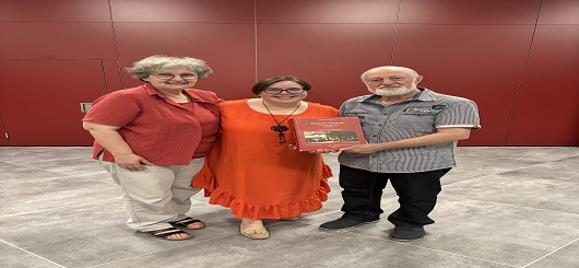 Isabella Schuster-Ritter mit Helga und Helmut Ritter - BdV e.V. in Bad Kissingen 2025